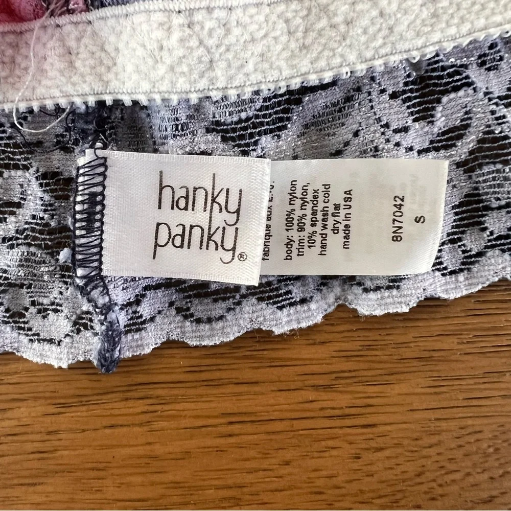 Hanky Panky Red White & Blue Stars & Stripes Lacey Bralette, Size Small - Picture 4 of 6